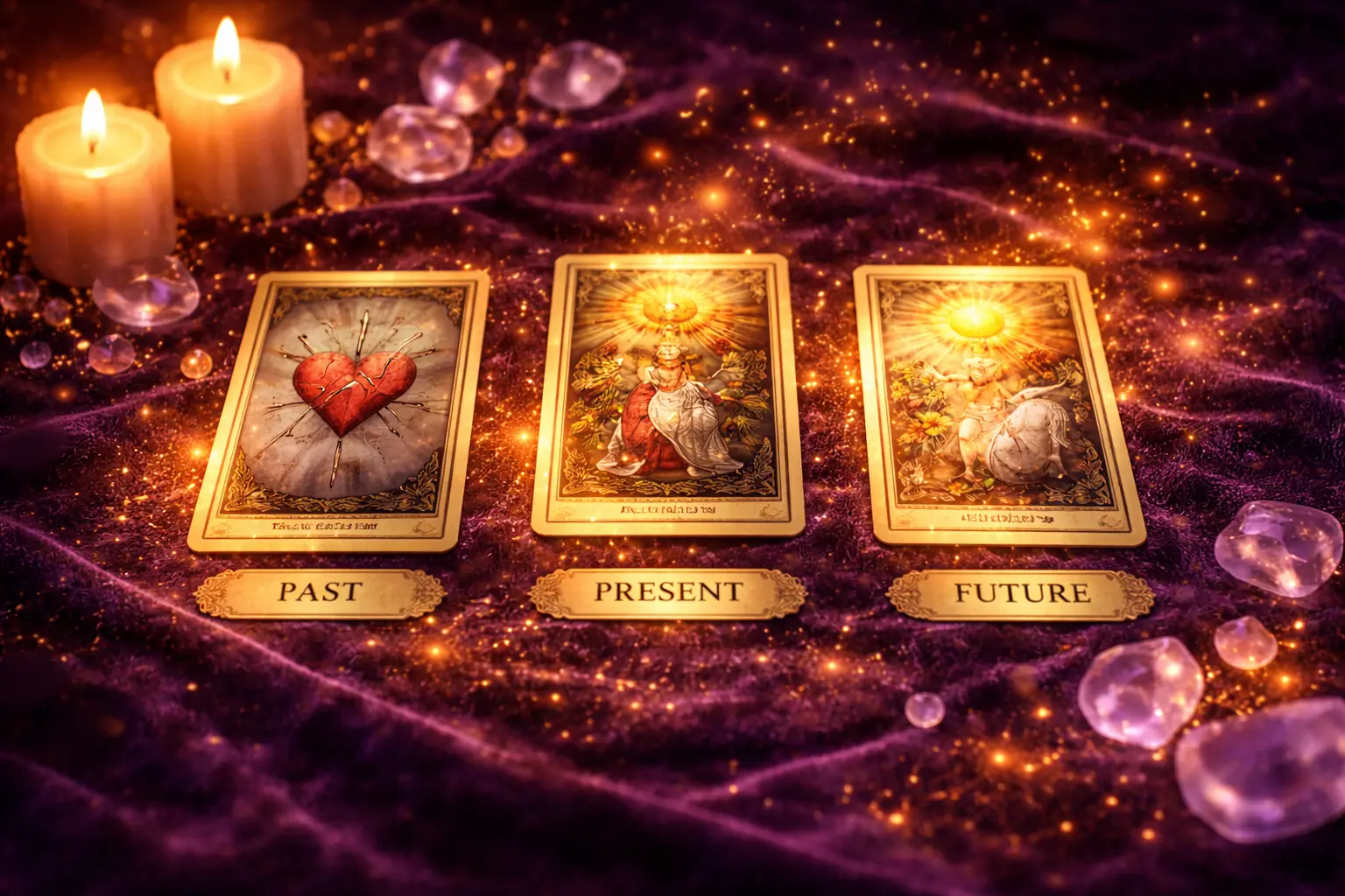 Tarot 3 karty – rozkład przeszłość, teraźniejszość, przyszłość​