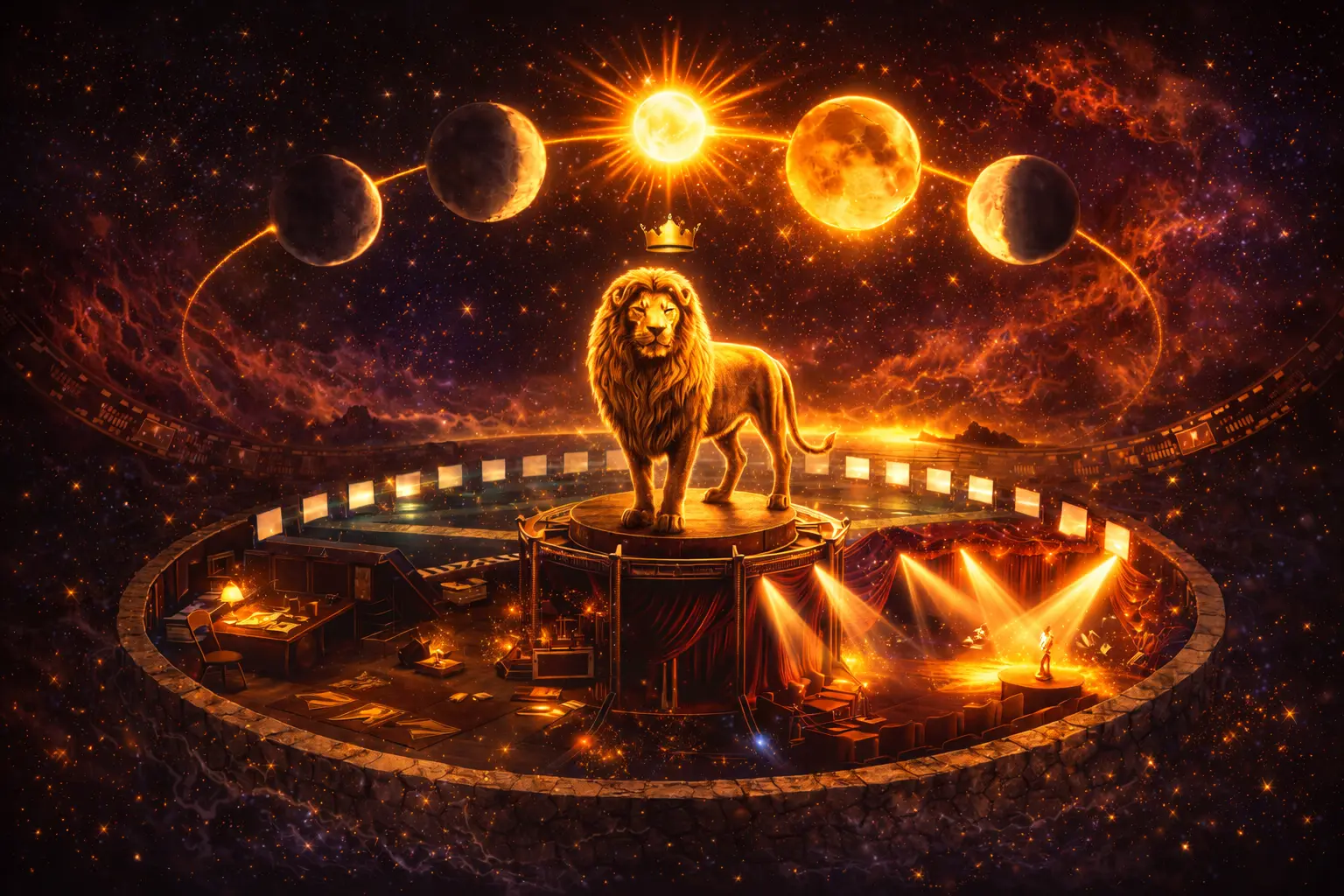 Horoskop miesięczny Lew – darmowa prognoza astrologiczna na 30 dni