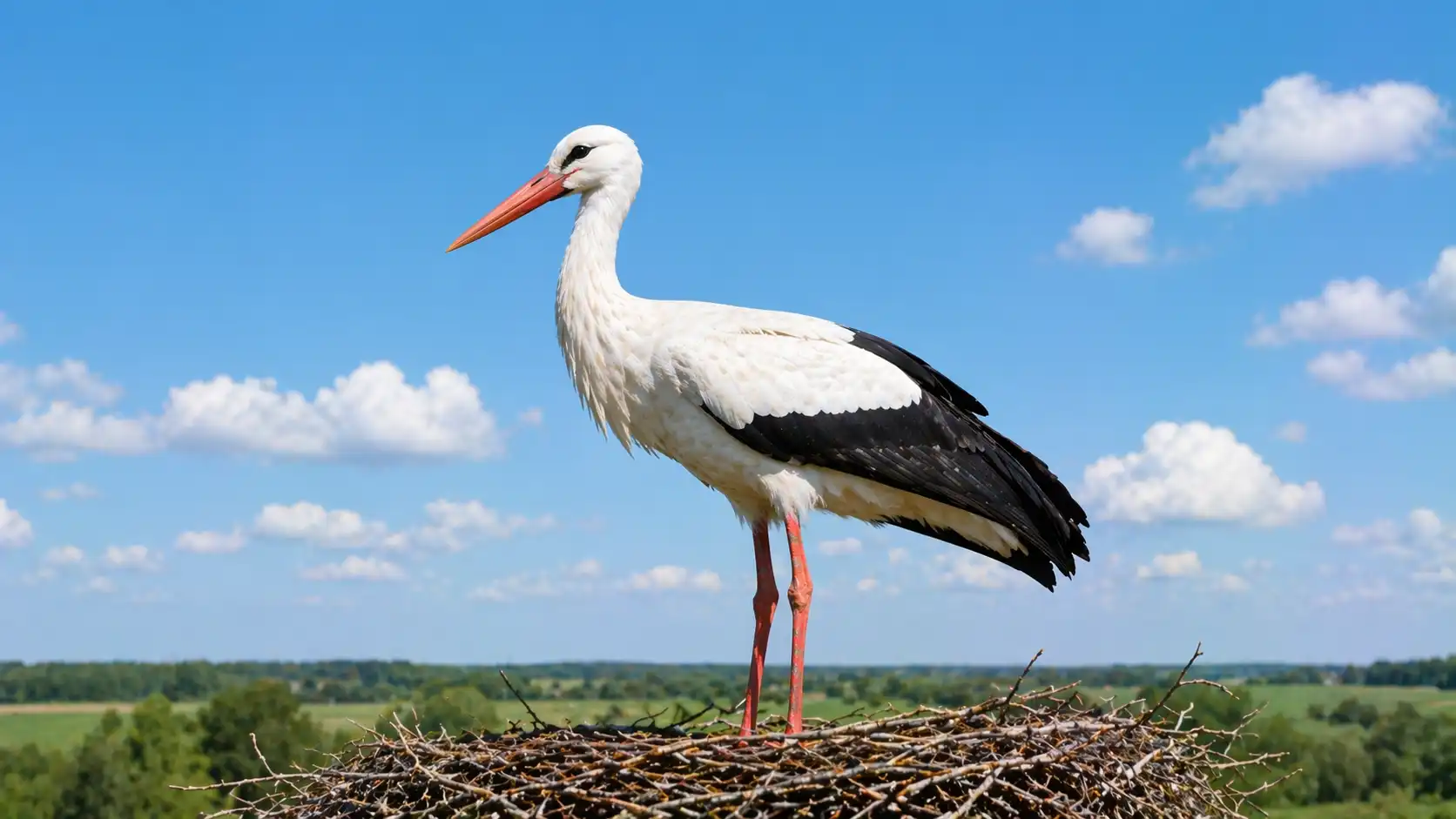 sen o bocianie symbolika ptaka na gnieździe klekoczącego posłańca wiosny i polskiej tradycji
