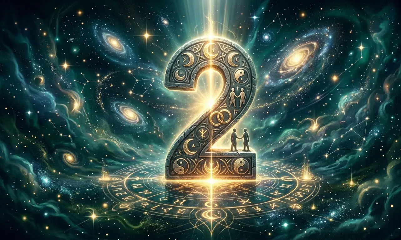 numerologiczna 2 symbolika — dwójka jako Księżyc i Kapłanka w Tarocie