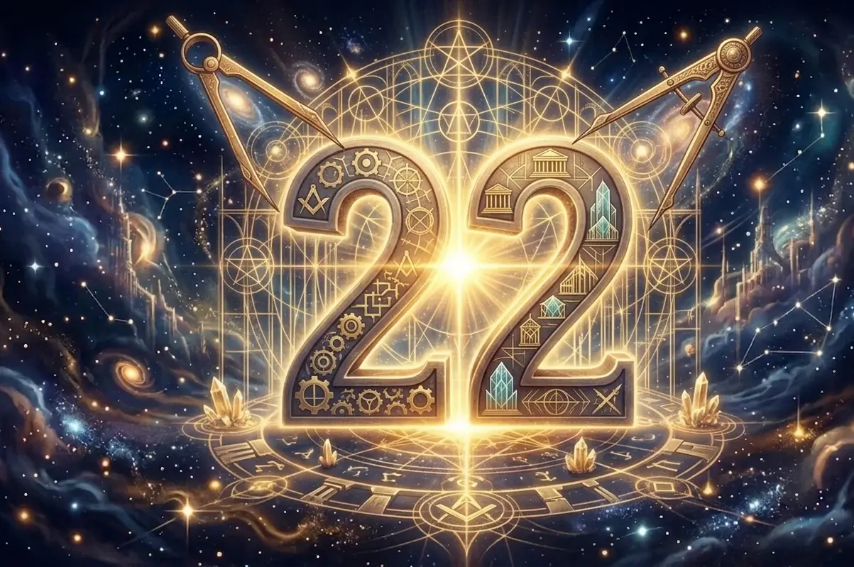 numerologiczna 22 symbolika — mistrz budowniczy cyfry 22 wielka realizacja