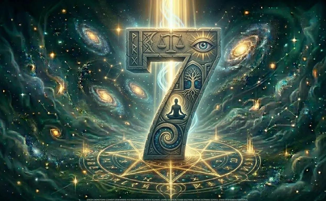 numerologiczna 7 symbolika — siódemka jako Neptun i Rydwan w Tarocie