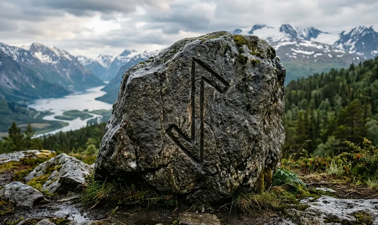 runa eihwaz symbolika cis ochrona przemiana