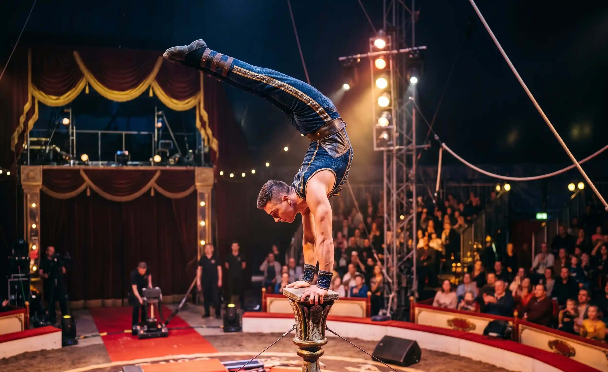 sen o akrobacie symbolika balansu — mistrz równowagi na wysokości