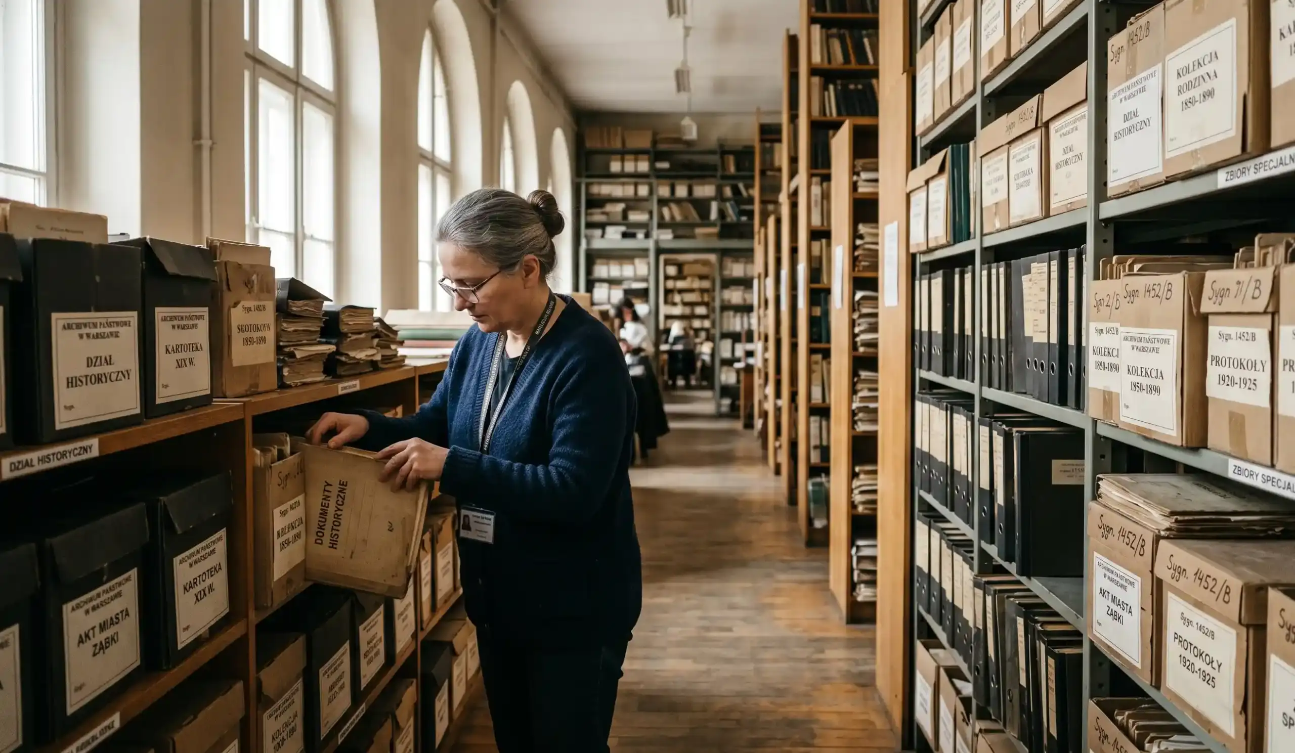 sen o archiwum symbolika dokumentacji życia i uporządkowanej pamięci