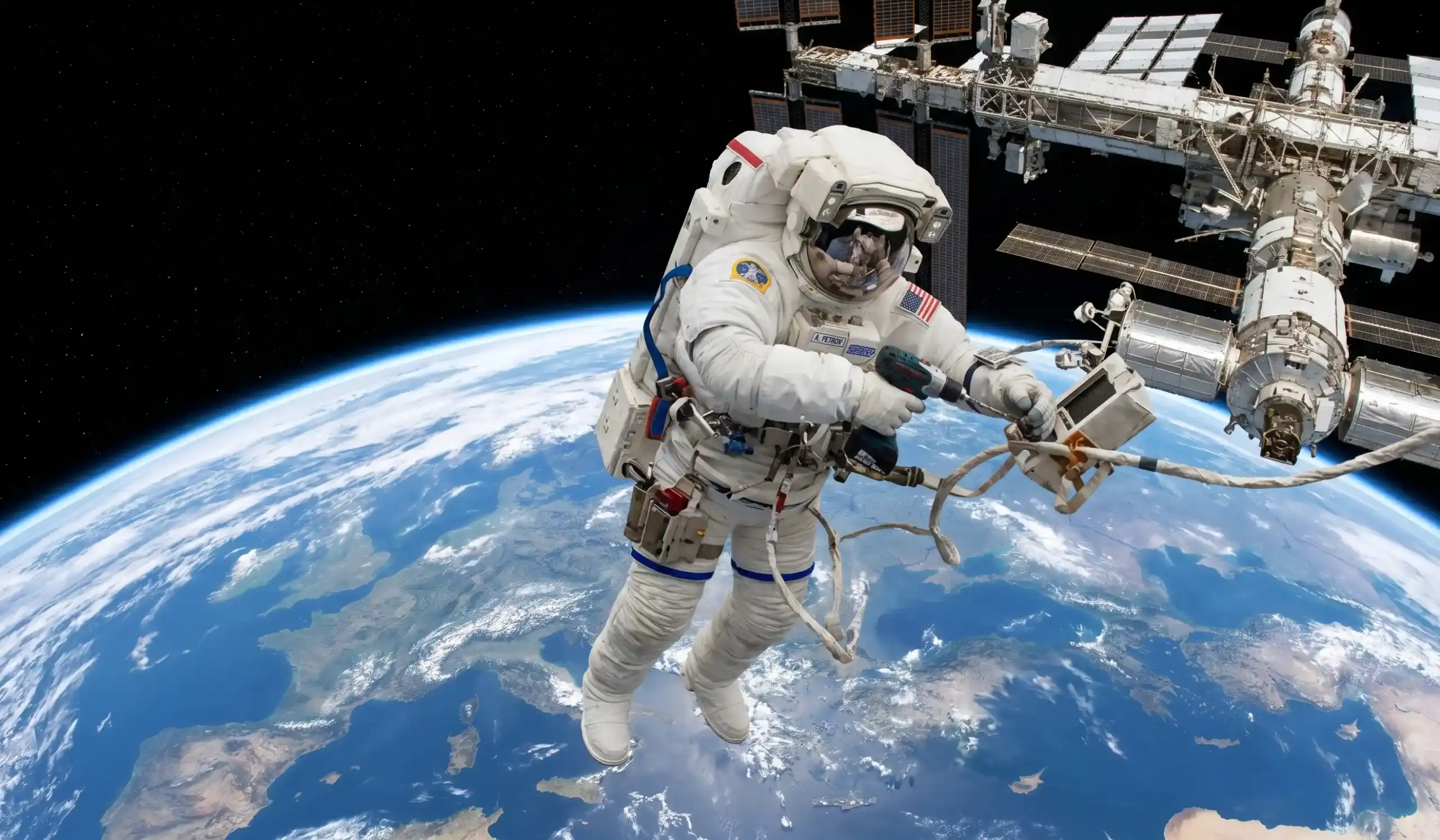 sennik astronauta – sen o astronaucie symbolika — postać w skafandrze na tle kosmicznego krajobrazu