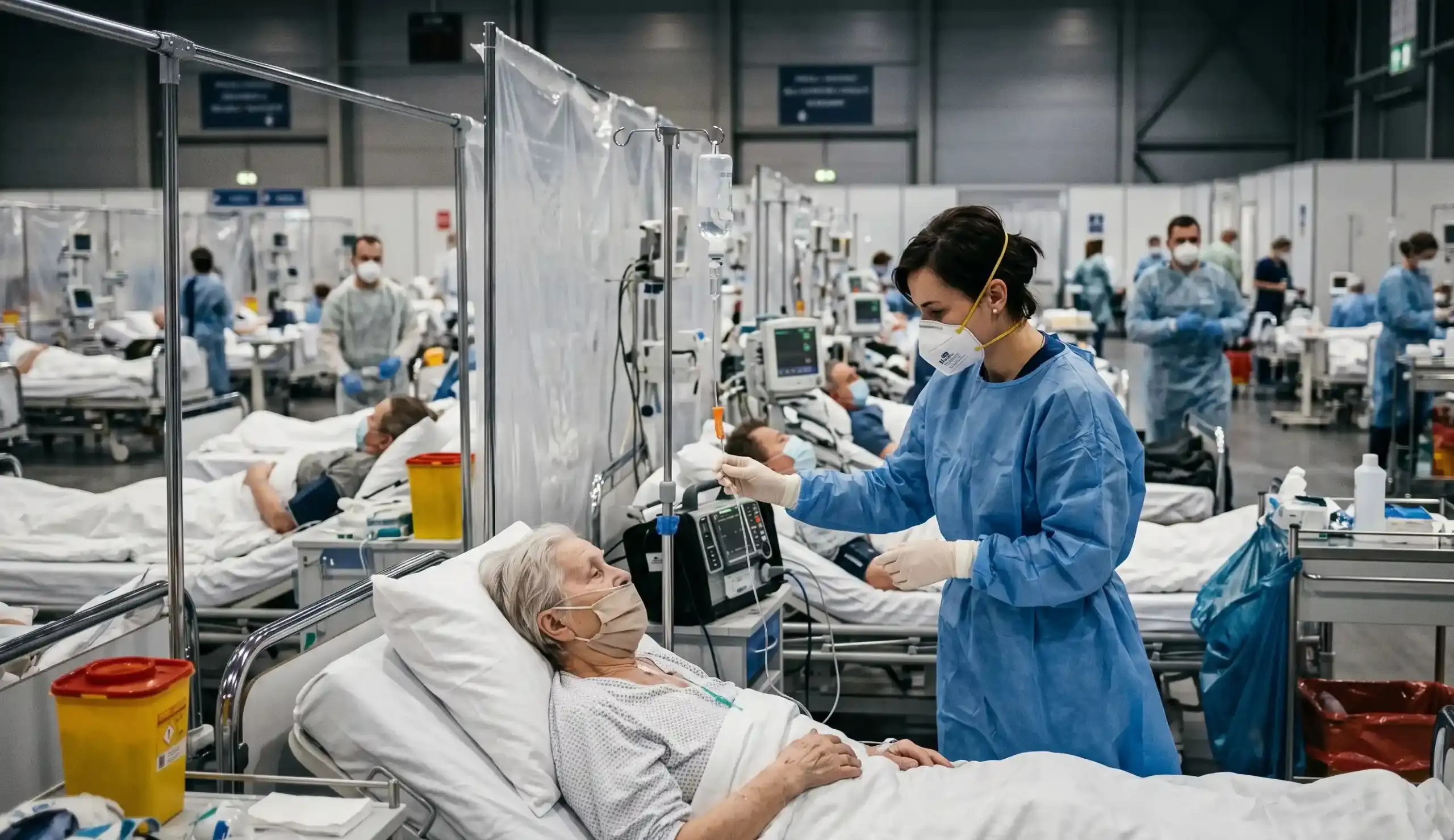 sen o epidemii symbolika rozprzestrzeniającego się problemu — opustoszałe ulice i niepokój zbiorowy