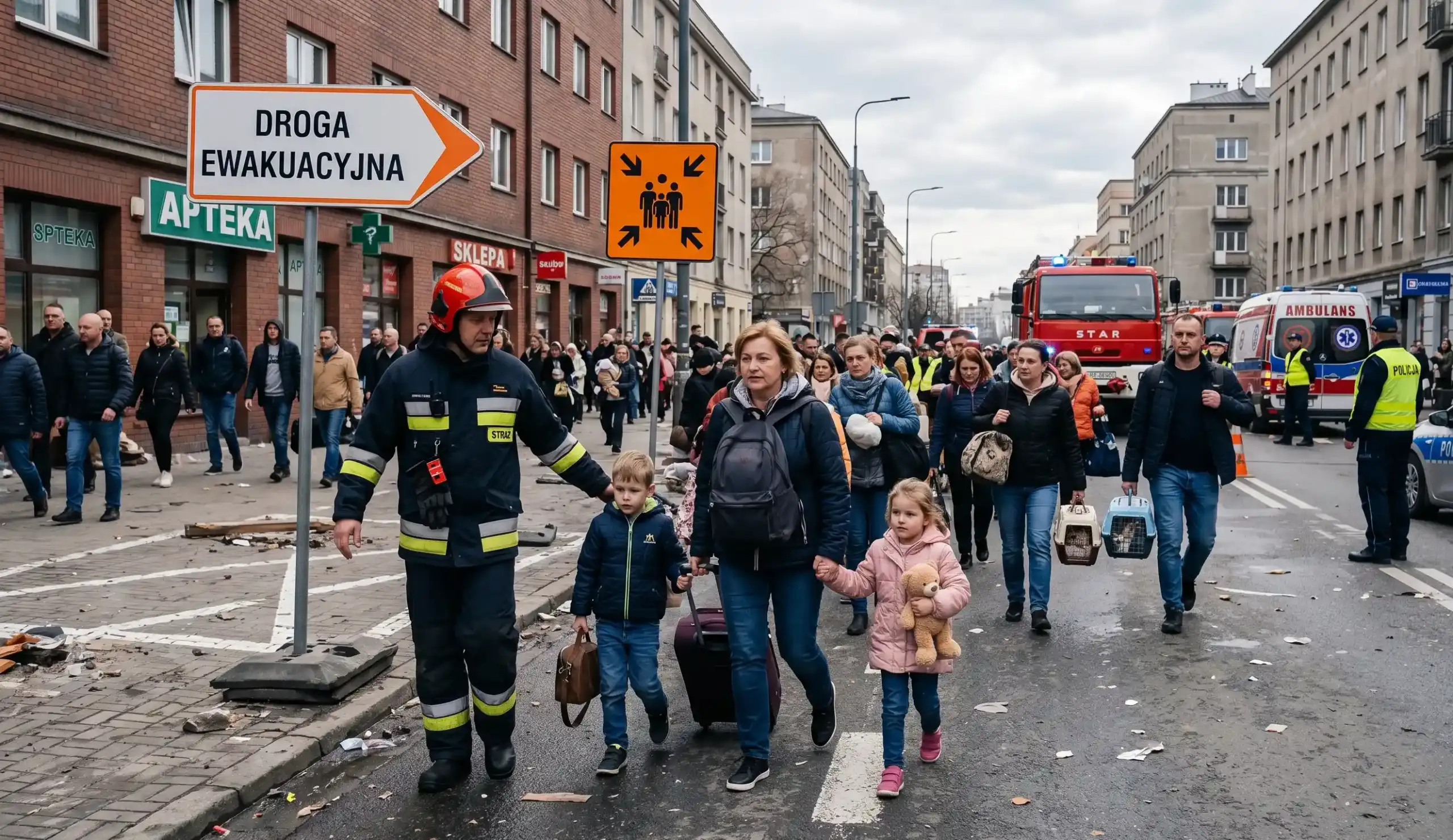 sen o ewakuacji symbolika pilnego wyjścia — droga awaryjna i moment decyzji o odejściu
