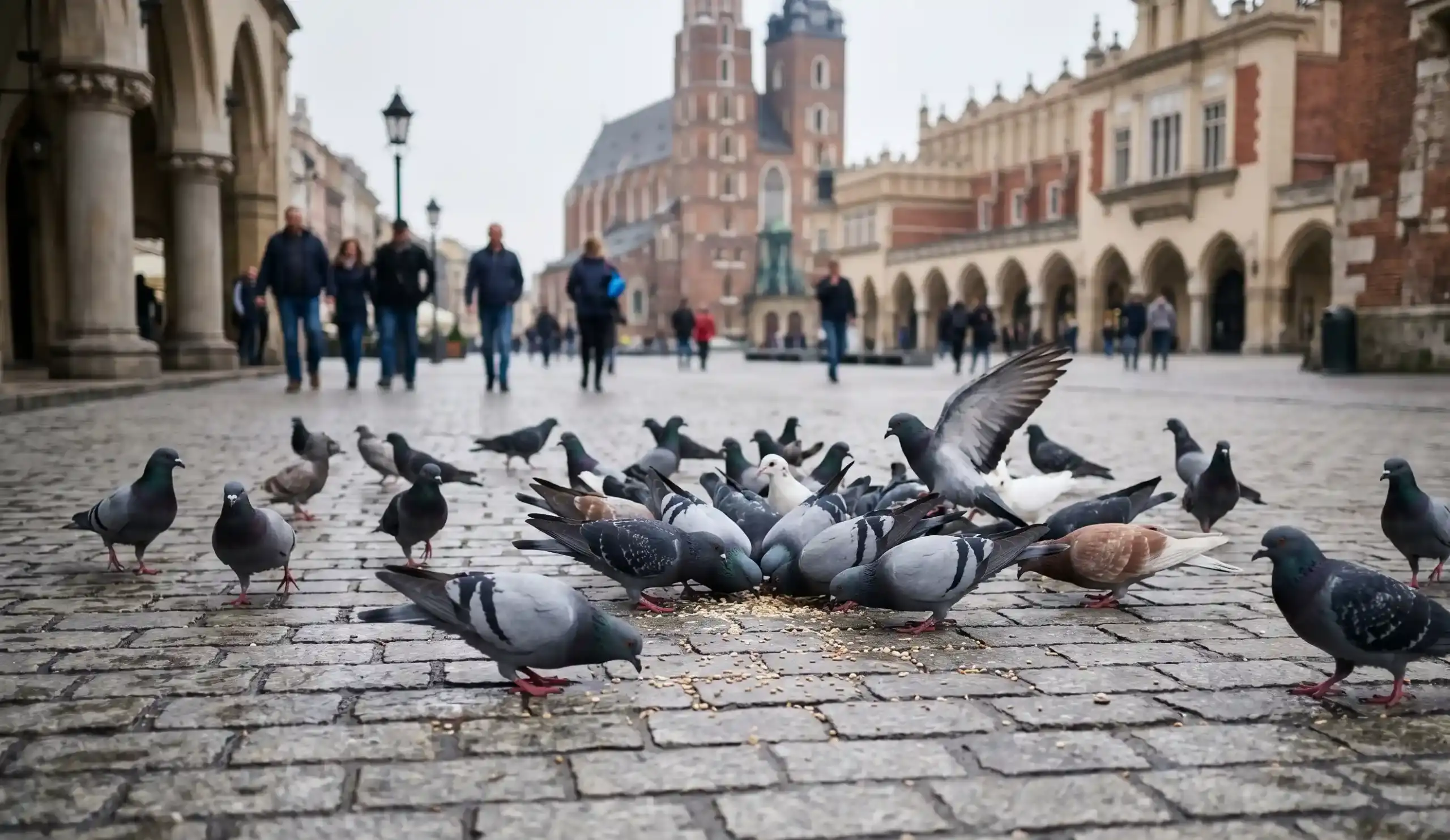 sen o gołębiach symbolika stada miejskiego życia codziennej wspólnoty i kolektywnej obecności