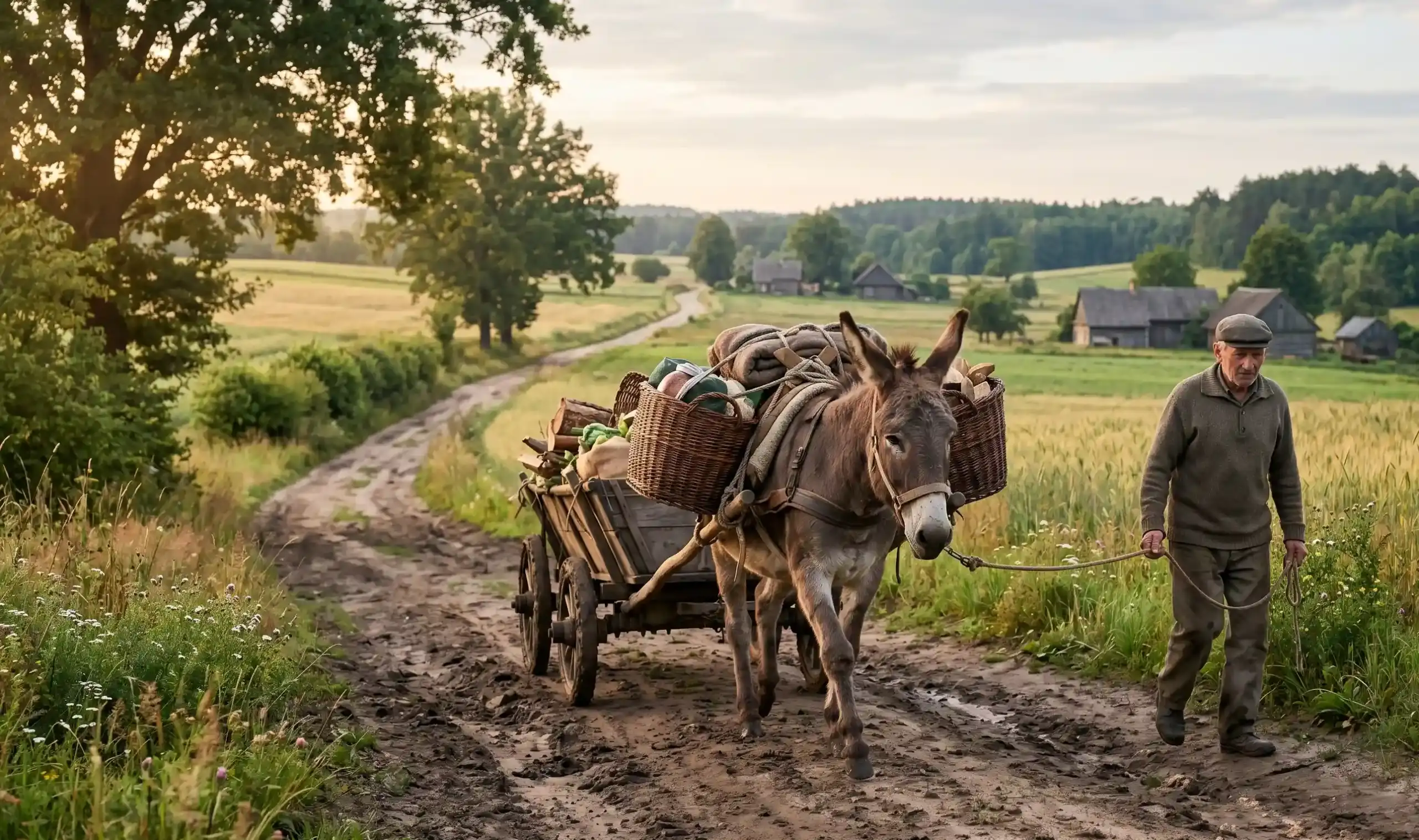 sen o ośle symbolika wytrwałości, dźwigania ciężaru i uporu